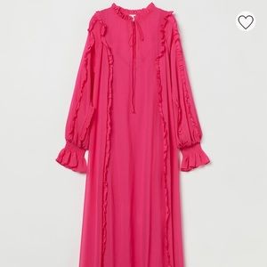 Chiffon Maxi Dress, A-line. XS (runs large)